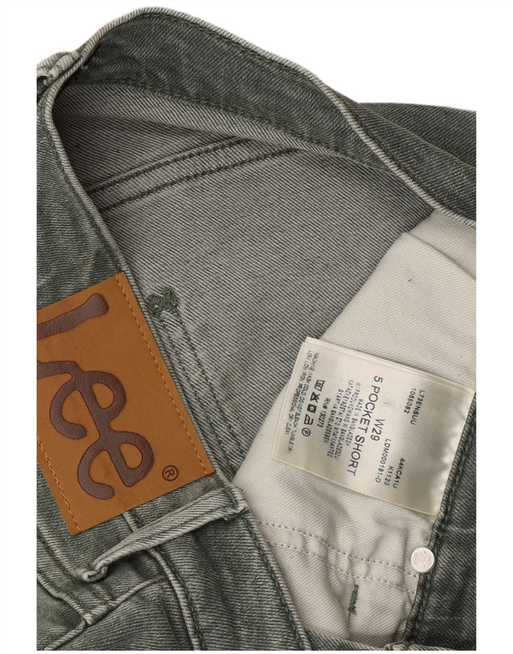 Shorts jeans masculino LEE W29 algodão verde médio