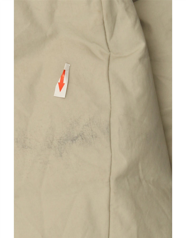 Jaqueta acolchoada oversized feminina Zara Reino Unido 10 algodão cinza pequeno