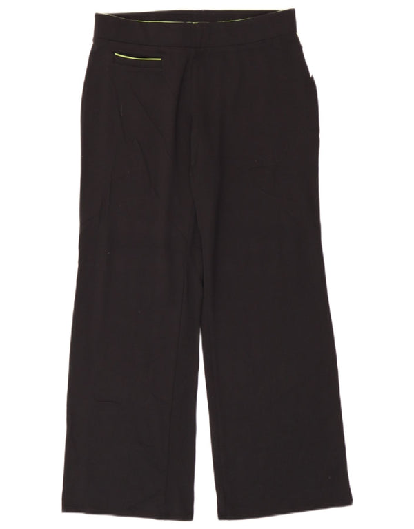 Calça casual feminina Marks & Spencer Reino Unido 12 médio W30 L28 preta