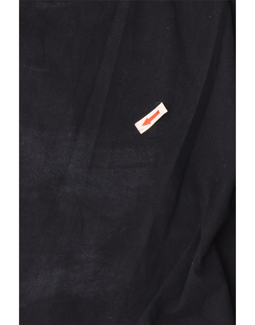 Camiseta masculina Crew Clothing Top médio algodão azul marinho