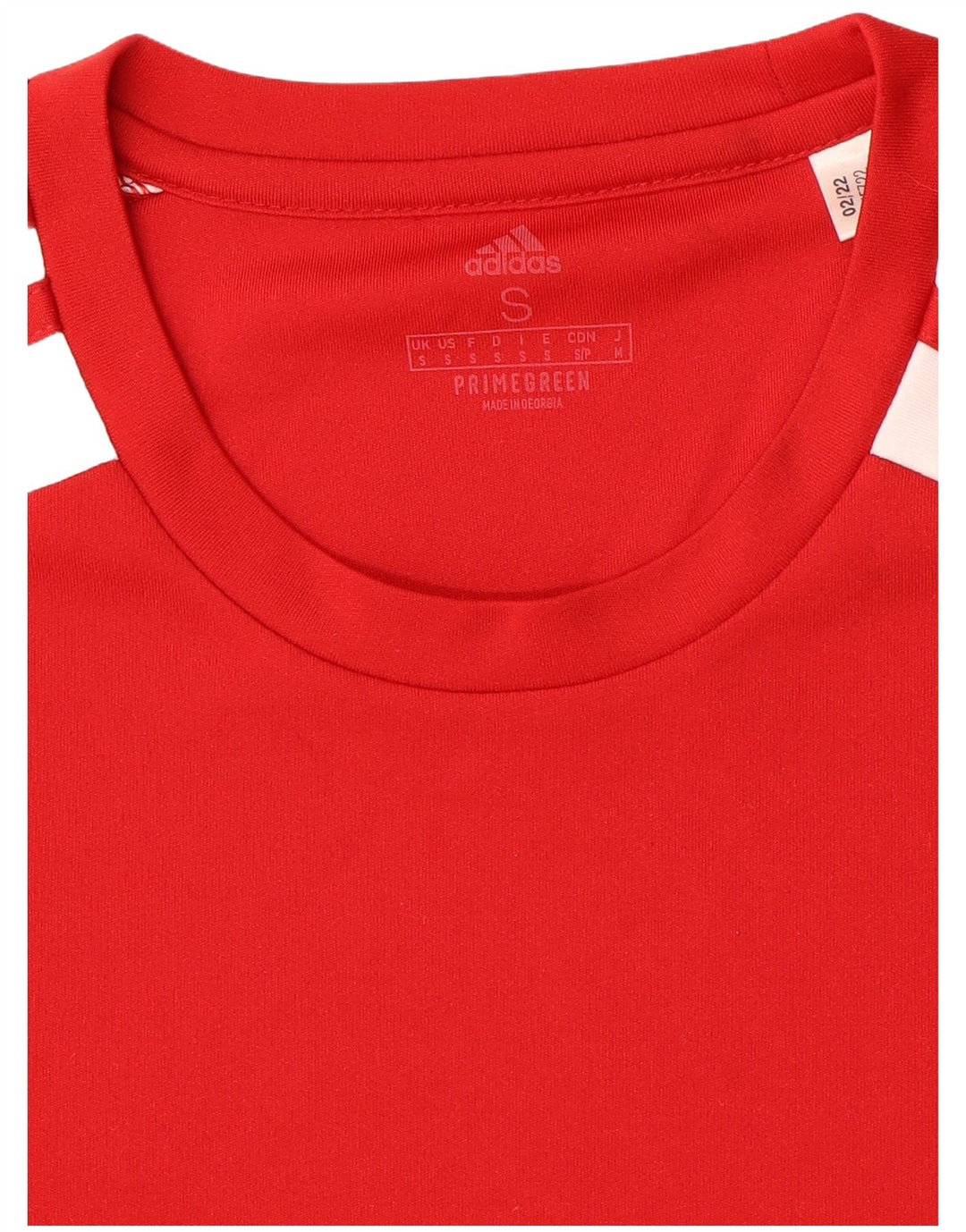 Adidas Mens Aeroready Camiseta Top Pequeno Colorblock Vermelho