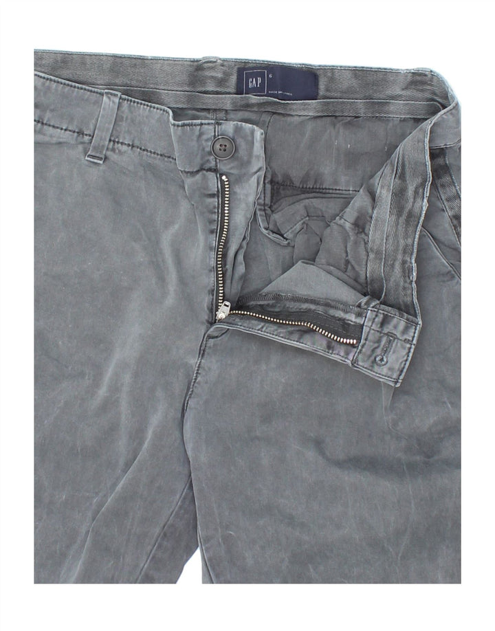 GAP Womens Slim Chino Trousers  US 6 Medium W32 L28 Grey Cotton Vintage Gap and Second-Hand Gap from Messina Hembry 