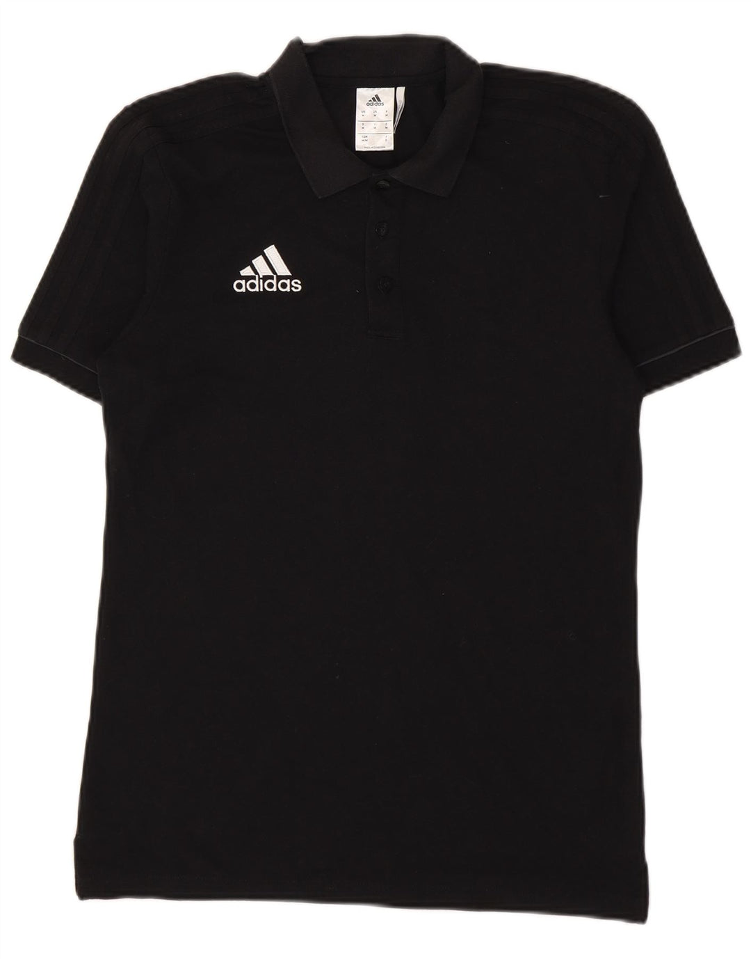 Adidas Mens Climalite Polo Shirt Médio Algodão Preto