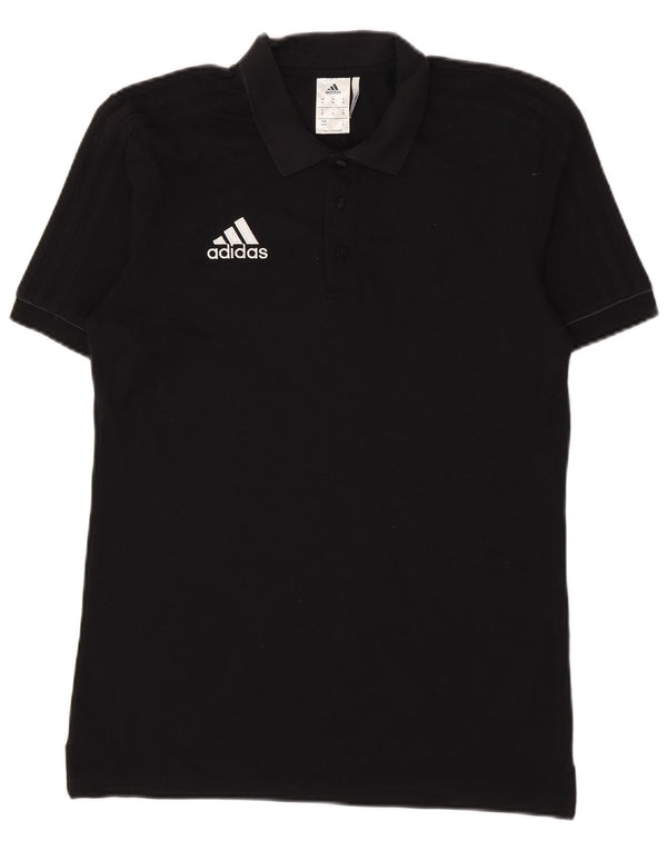 Adidas Mens Climalite Polo Shirt Médio Algodão Preto