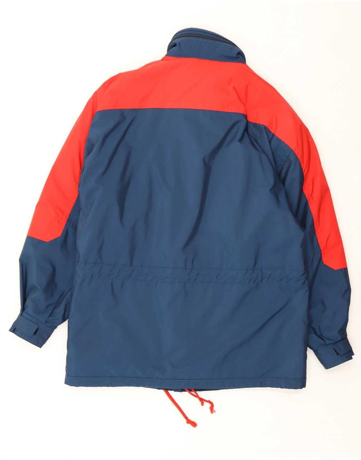 Jaqueta de esqui masculina com capuz Colmar IT 52 grande bloco colorido azul marinho