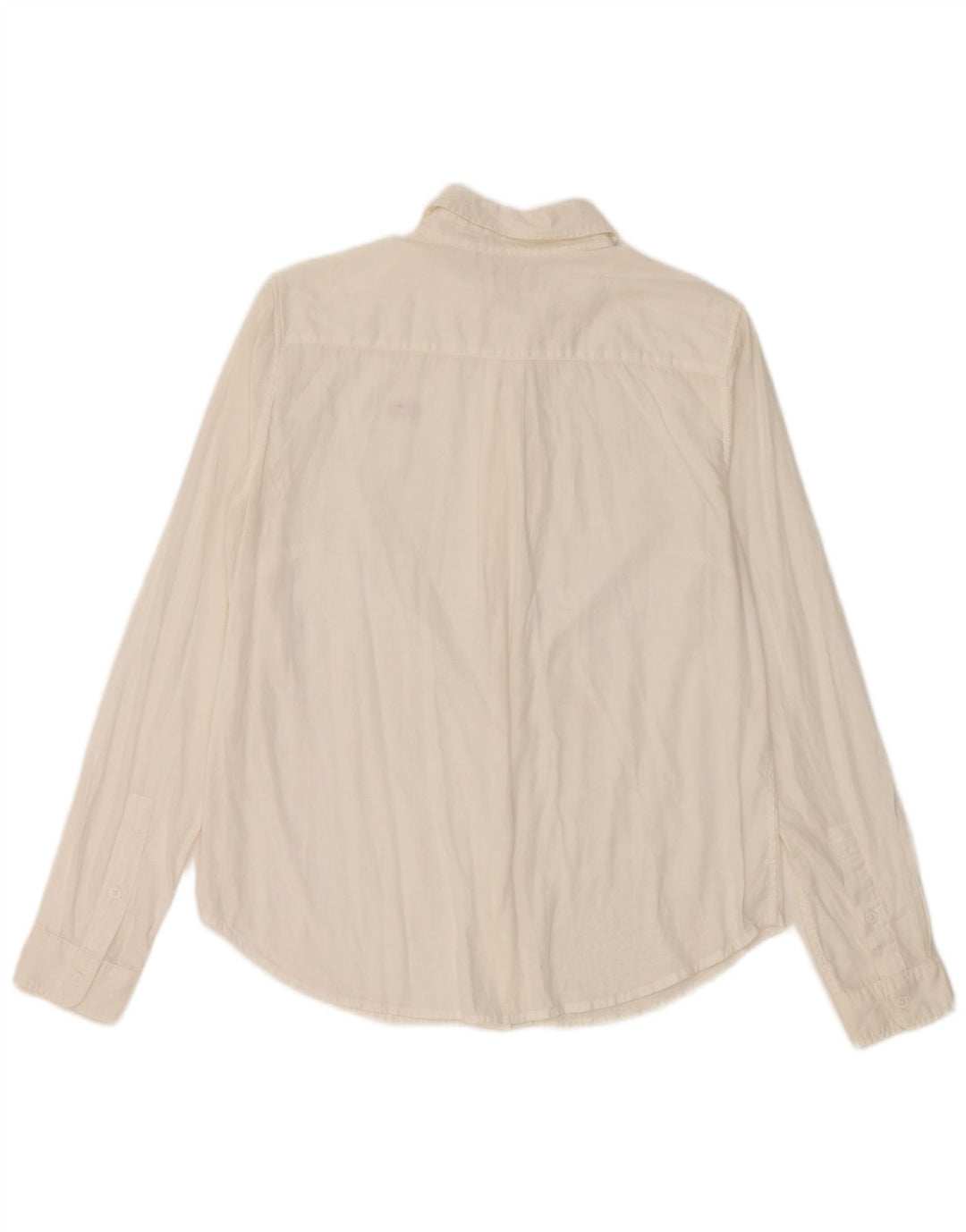 Camisa Levi's Feminina Classic Fit UK 10 Pequena Branca