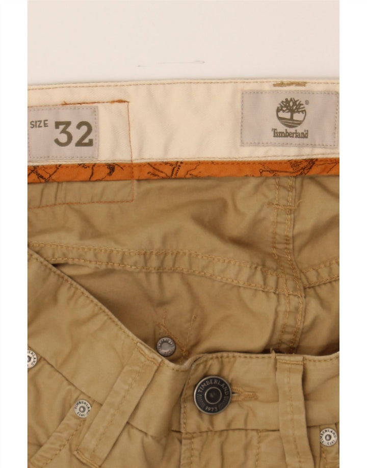 TIMBERLAND Mens Straight Casual Trousers W32 L32  Beige Cotton Vintage Timberland and Second-Hand Timberland from Messina Hembry 