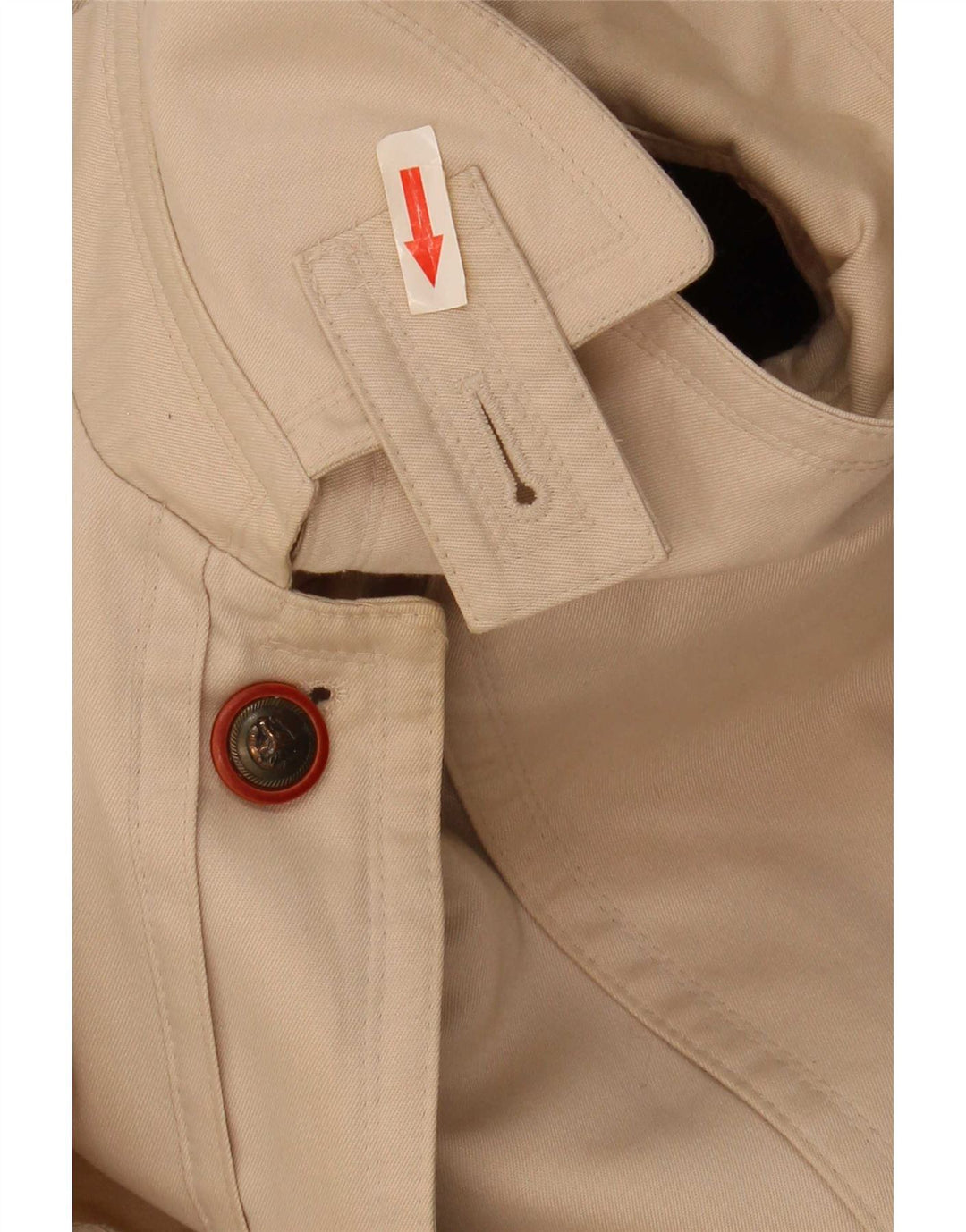 Sobretudo feminino vintage UK 18 XL bege acrílico