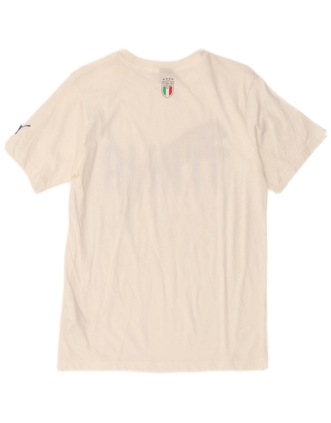 Camiseta PUMA Meninos Graphic 13-14 Anos Algodão Branco