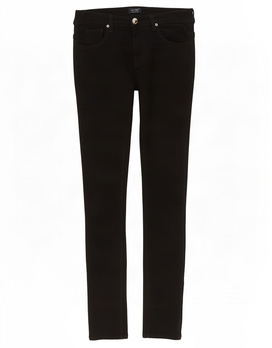 Calça jeans skinny feminina Armani W26 L31 poliéster preto