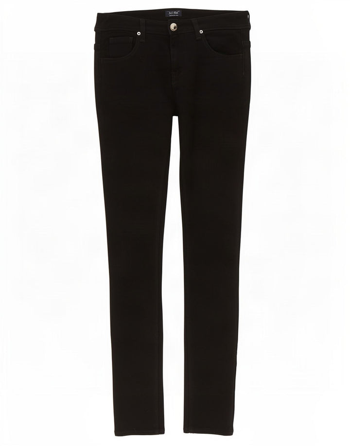 Calça jeans skinny feminina Armani W26 L31 poliéster preto