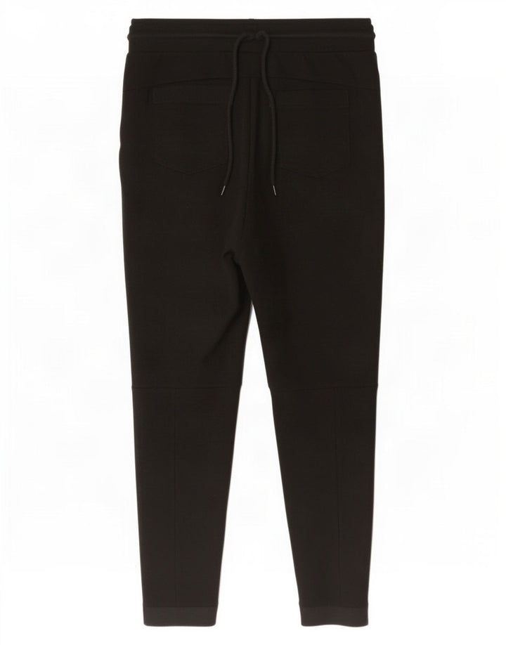 Zara Calça de treino masculina Joggers médio preto poliéster