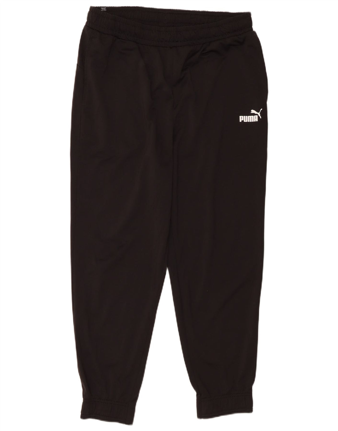 Calça de treino masculina Puma Joggers grande poliéster preto