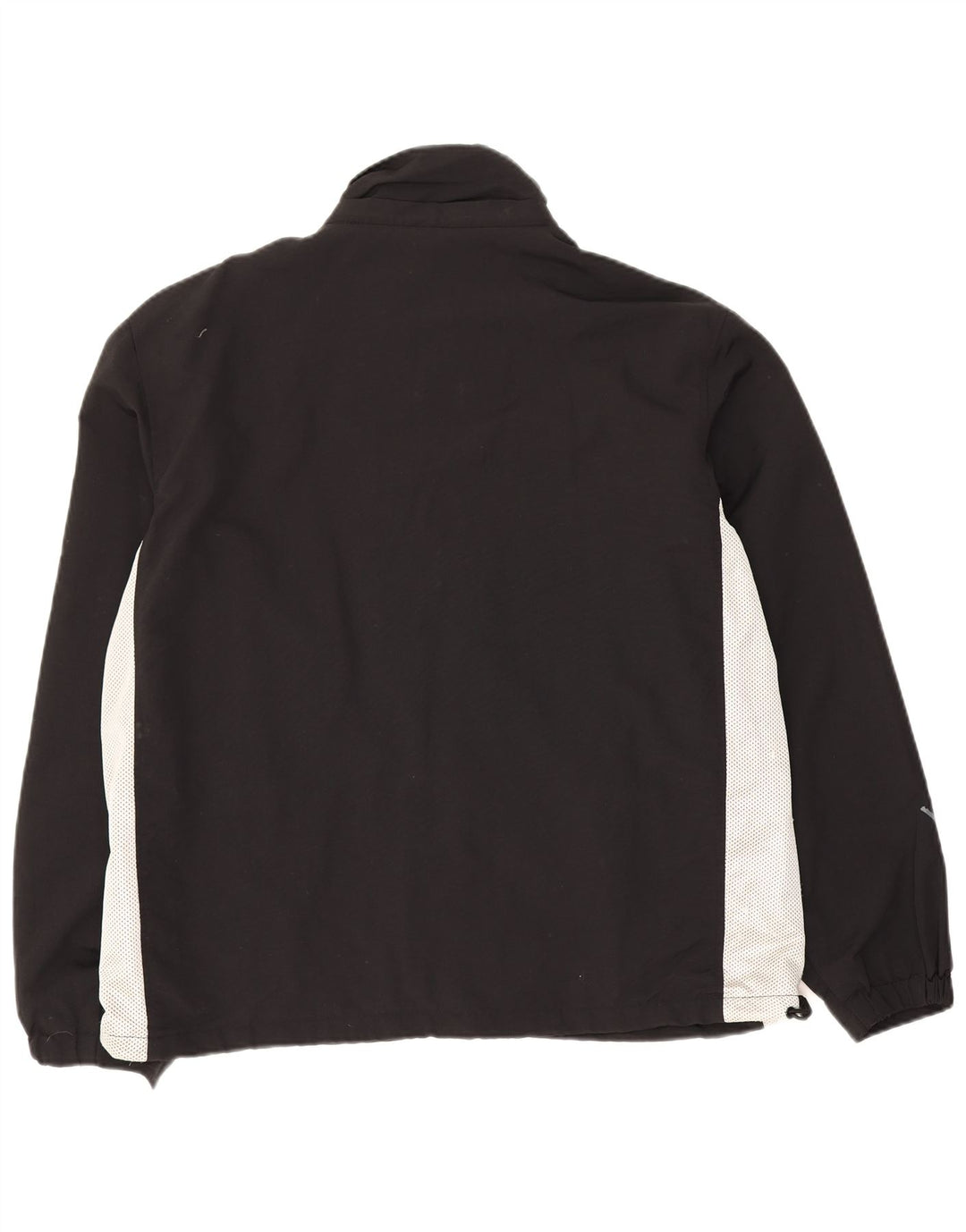 Murphy & Nye Jaqueta masculina de agasalho gráfico grande bloco colorido preto