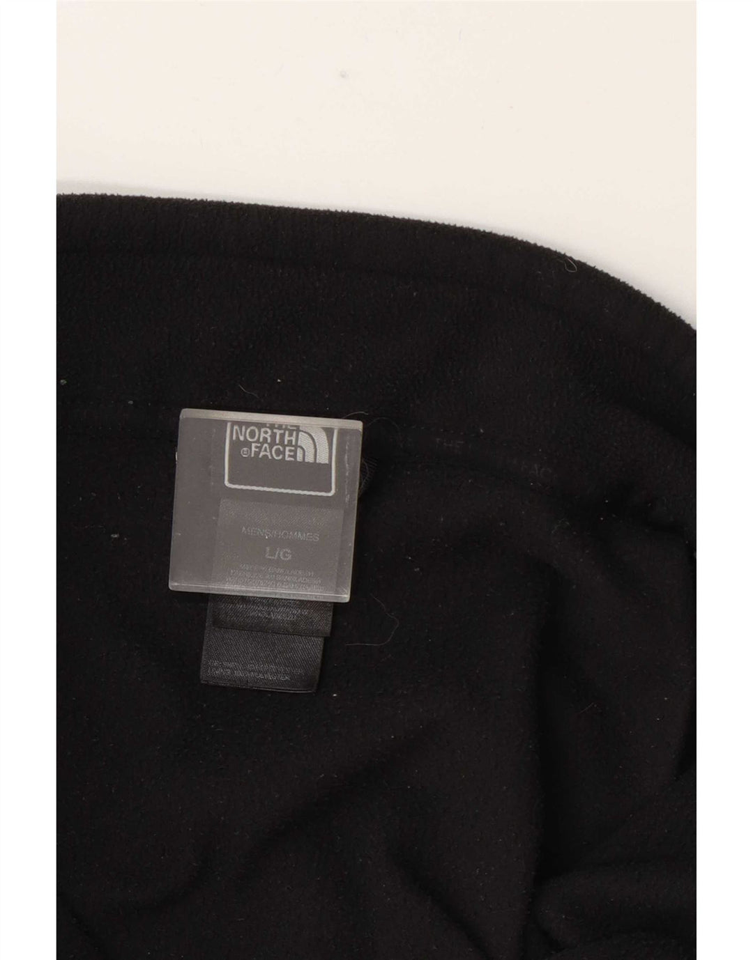 Jaqueta masculina The North Face Liner Fleece UK 40 grande poliéster preto