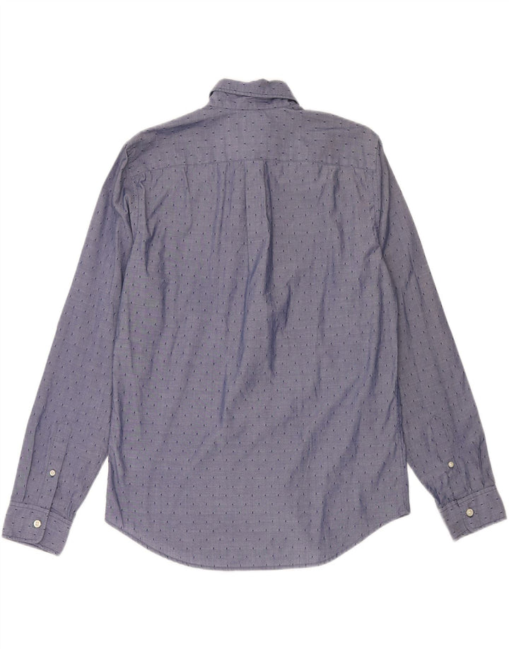Camisa masculina GAP algodão manchado azul médio