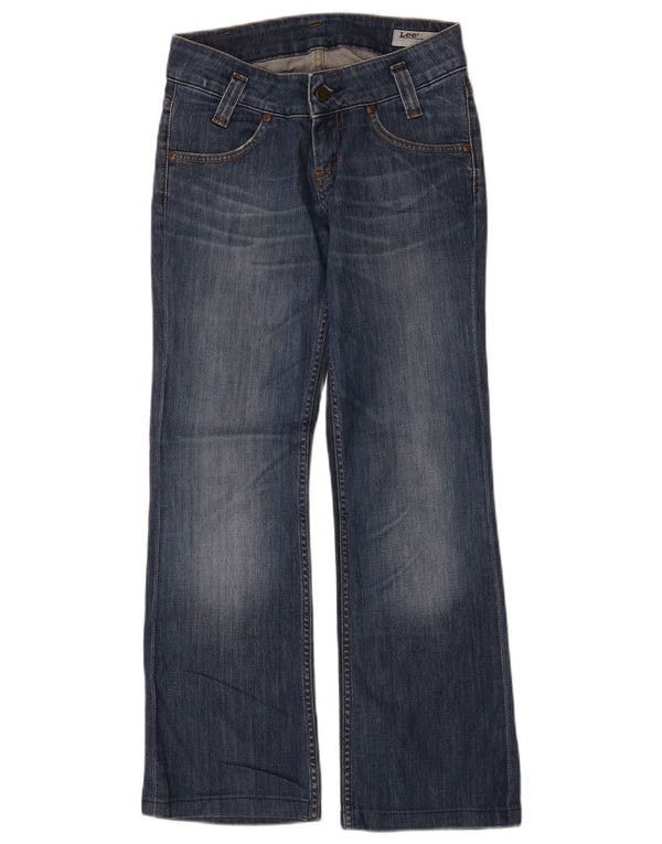 Lee Womens Leola Bootcut Jeans W26 L28 Azul Algodão