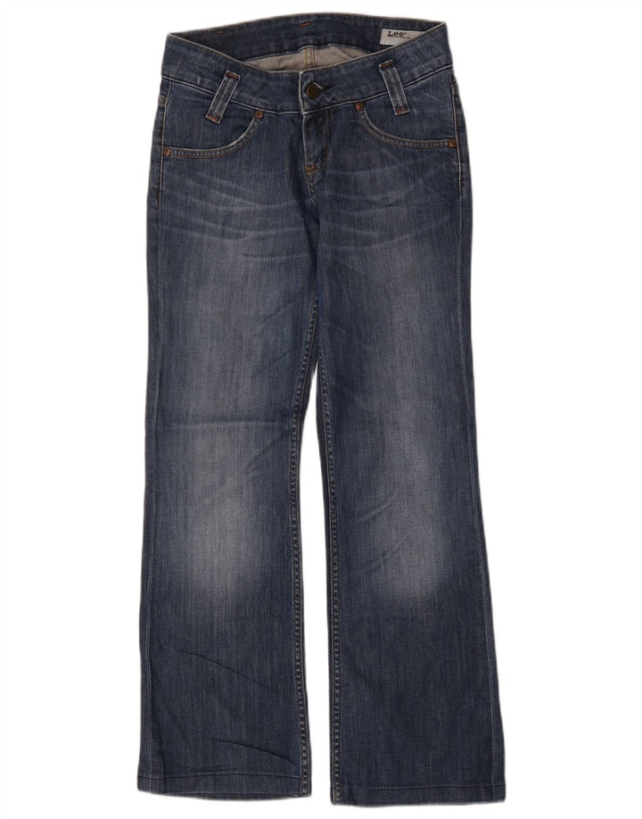 Lee Womens Leola Bootcut Jeans W26 L28 Azul Algodão