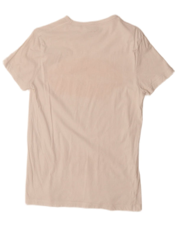 PEPE Jeans Masculino Slim Graphic Camiseta Top Pequeno Branco