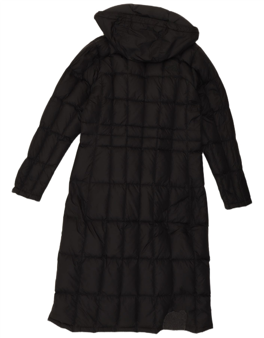 Casaco acolchoado com capuz feminino The North Face Longline Reino Unido 12 Médio Preto
