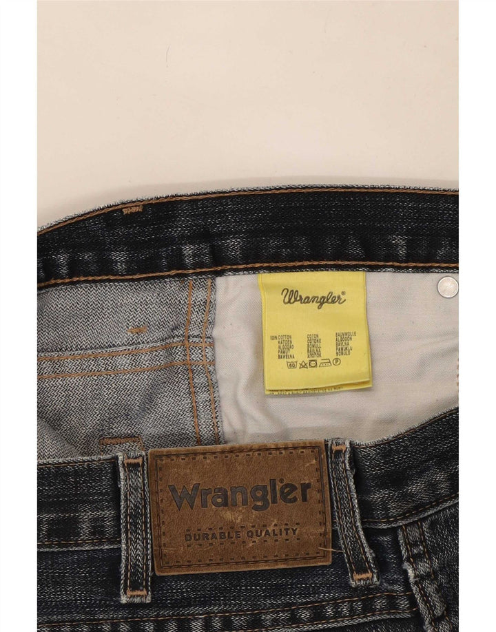 Wrangler Mens Bootcut Jeans W31 L32 Azul Marinho Algodão