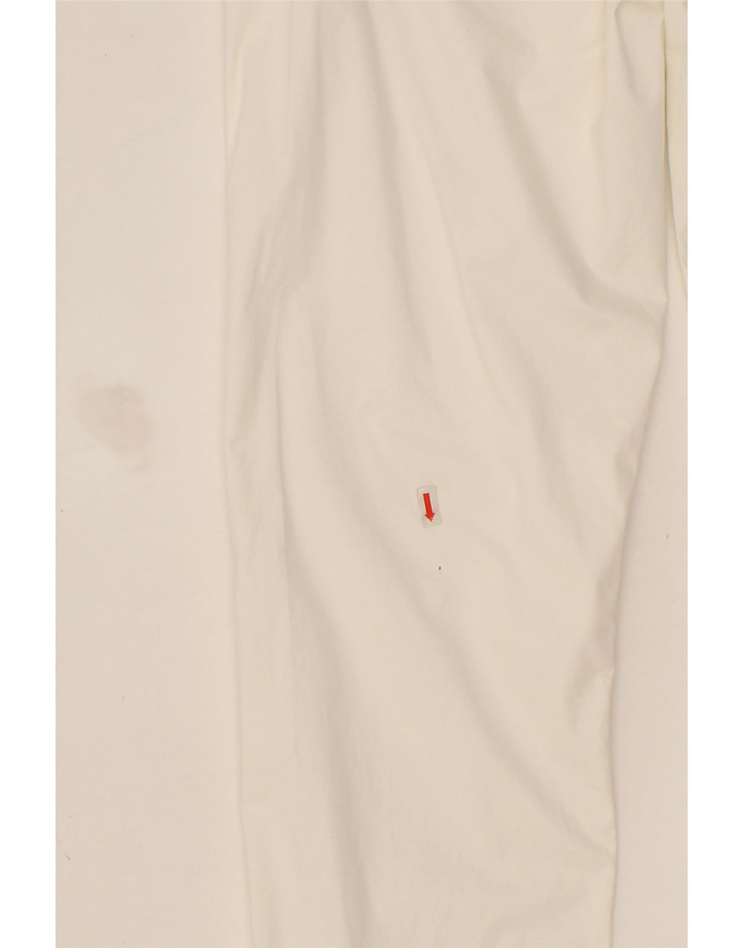 STEFANEL Womens Slim Casual Trousers US 10 Large W36 L32 White Cotton Vintage Stefanel and Second-Hand Stefanel from Messina Hembry 