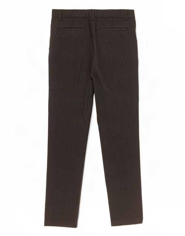 Calças Chino Slim para Meninos Marks & Spencer 15-16 Anos W32 L31 Cinza Poliéster