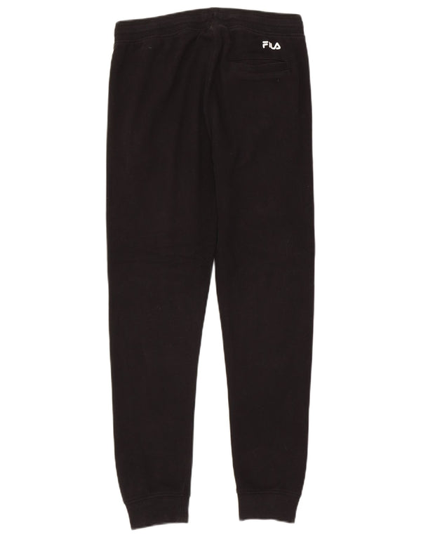 Fila Meninos Calças de Treino Joggers 13-14 Anos Algodão Preto
