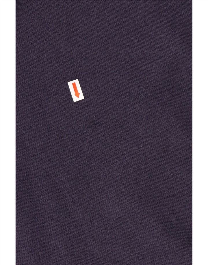 Suéter feminino JOULES de grandes dimensões Reino Unido 8 pequeno algodão azul marinho