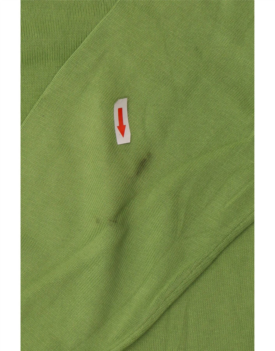 Zara Suéter masculino com gola redonda, grande algodão verde