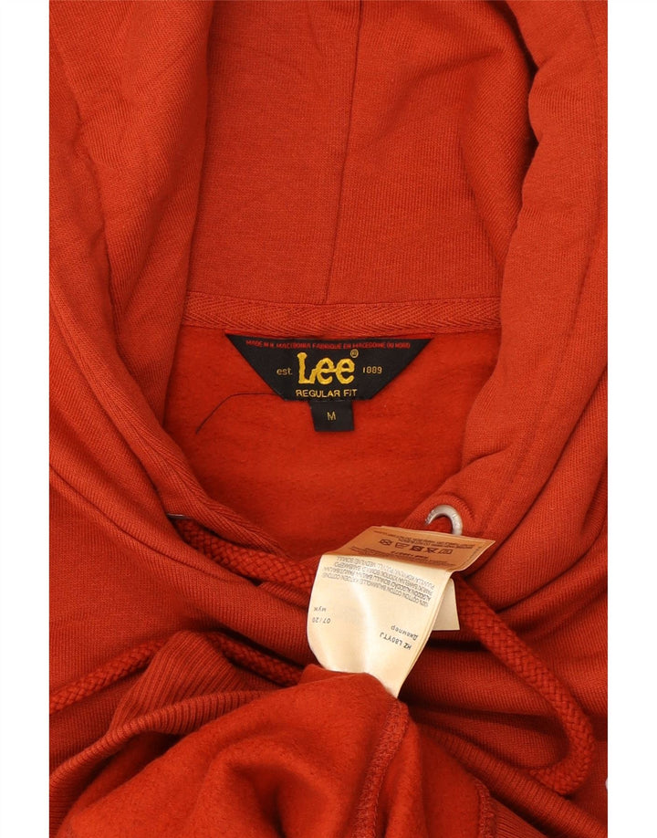Suéter com capuz masculino LEE Regular Fit médio algodão vermelho