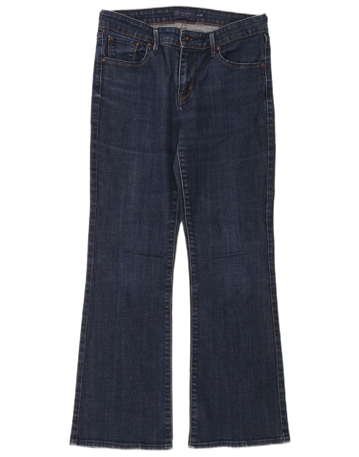 Calça jeans feminina Levi's Demi Curve Bootcut US 8 médio W29 L30 azul marinho