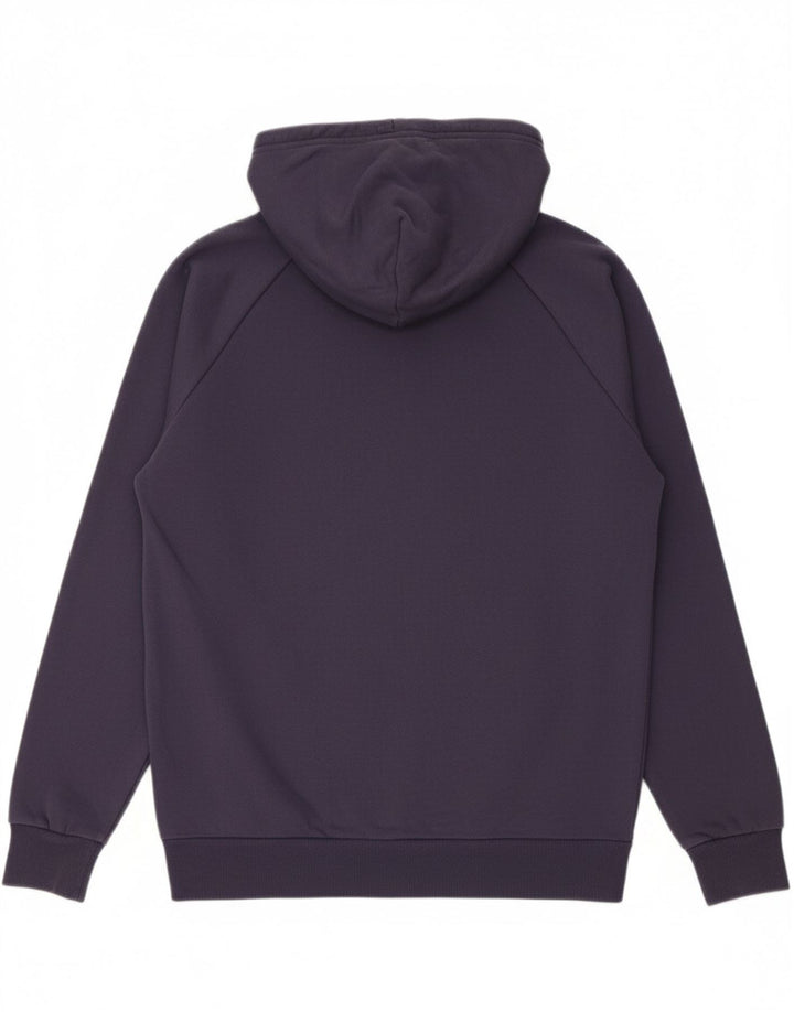 UNDER ARMOUR Suéter com capuz gráfico masculino médio algodão azul marinho