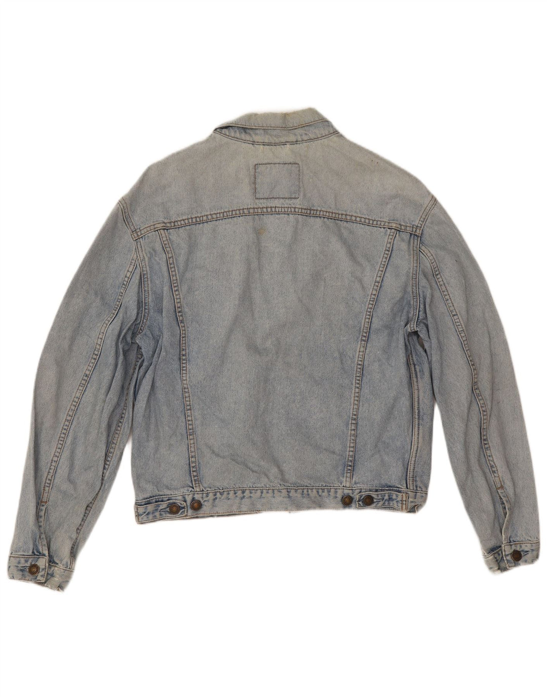 Jaqueta jeans masculina Levi's UK 38 algodão azul médio