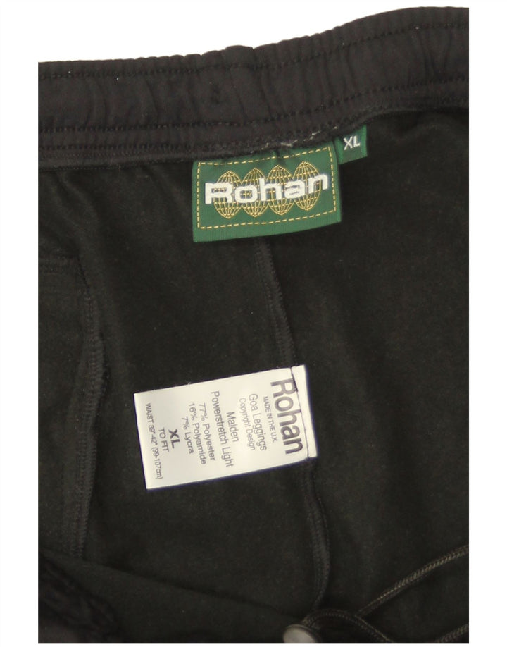 Calça de treino masculina Rohan XL poliéster preto