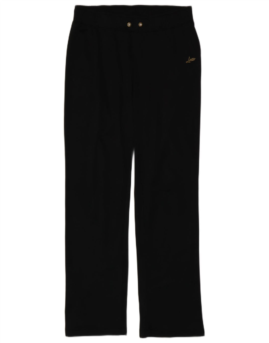 Calça de treino feminina LOTTO Reino Unido 14 grande poliéster preto
