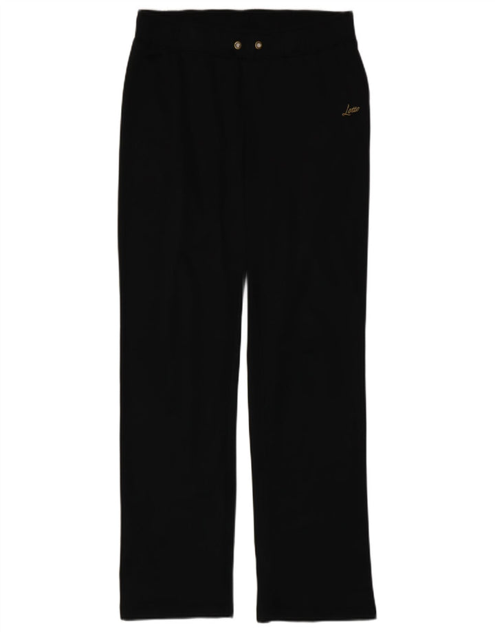 Calça de treino feminina LOTTO Reino Unido 14 grande poliéster preto