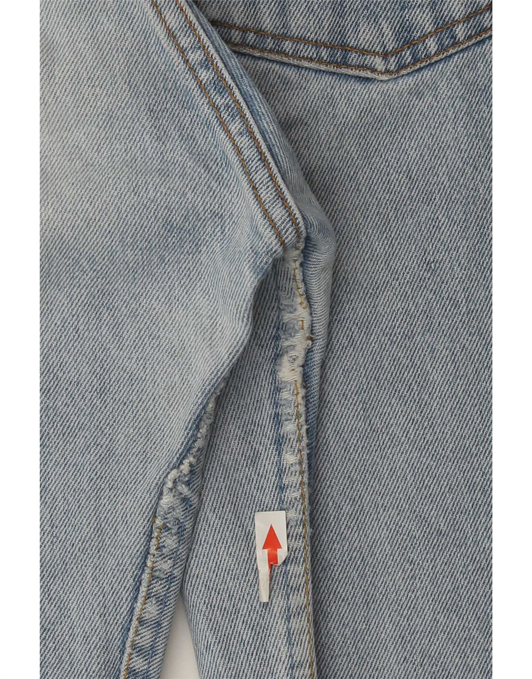 Jeans retos masculinos Levi's W34 L36 algodão azul