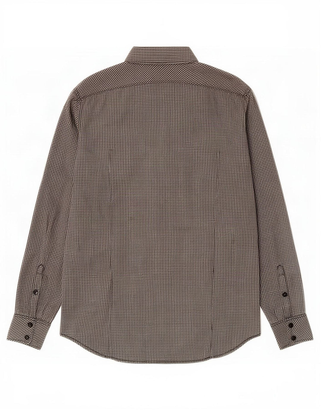 Camisa masculina G-Star grande algodão guingão cinza