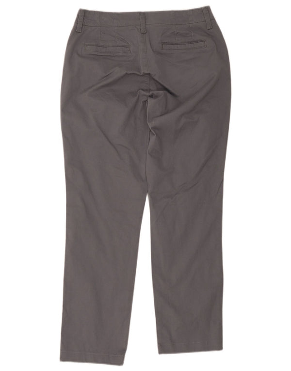 Lee Calça Chino Feminina Slim Straight US 4 Pequeno W30 L27 Cinza