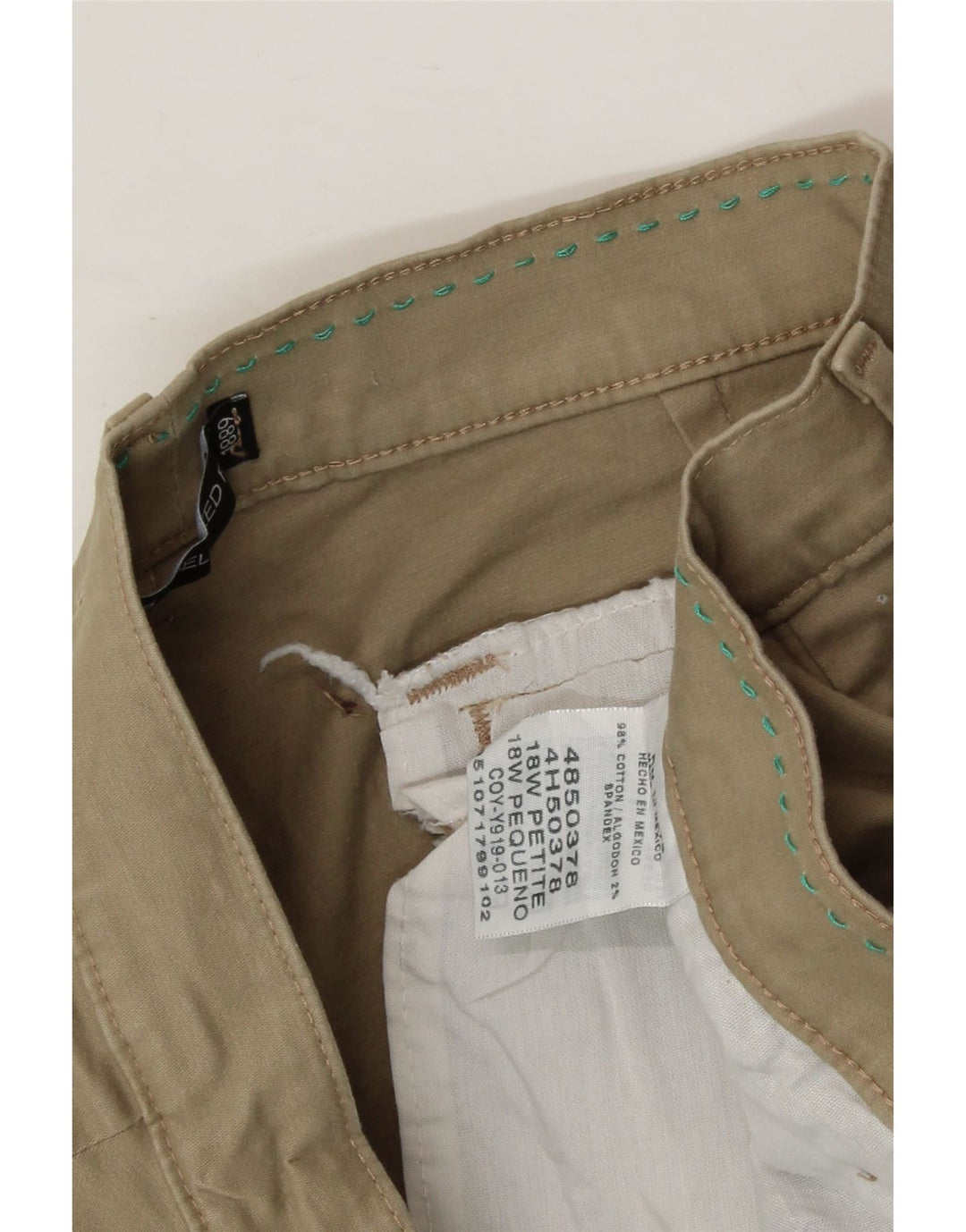 LEE Womens Relaxed Fit Cargo Trousers US 18 2XL W40 L27 Beige Cotton Vintage Lee and Second-Hand Lee from Messina Hembry 