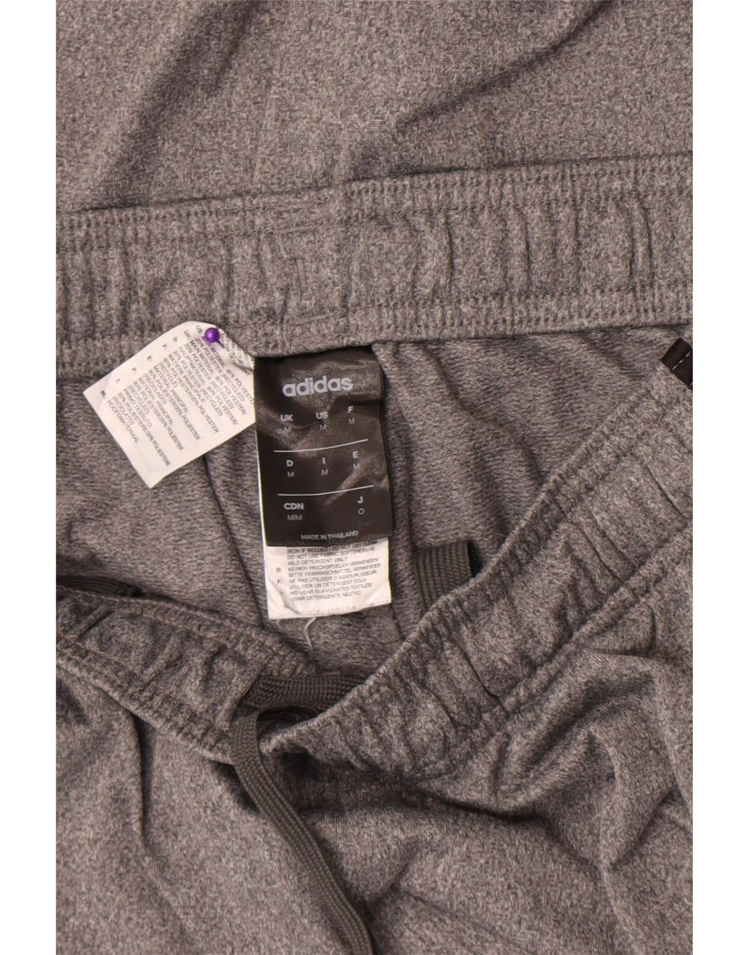 Calça Adidas Mens Treino Cinza Médio Poliéster