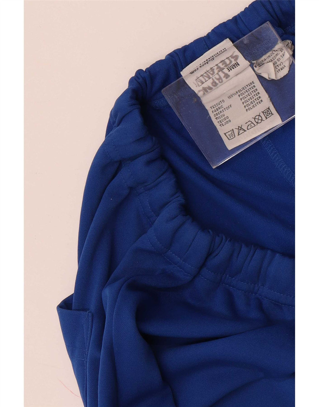 Calça de treino masculina Diadora Joggers grande poliéster azul