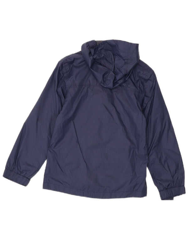 MOUNTAIN WAREHOUSE Jaqueta de chuva com capuz para meninos 9-10 anos azul marinho nylon