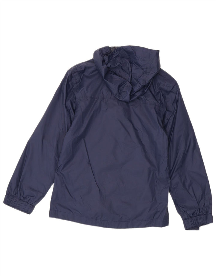 MOUNTAIN WAREHOUSE Jaqueta de chuva com capuz para meninos 9-10 anos azul marinho nylon