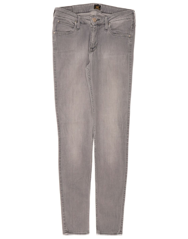 Lee Womens Scarlett Skinny Jeans Tamanho 28 W28 L31 Algodão Cinza