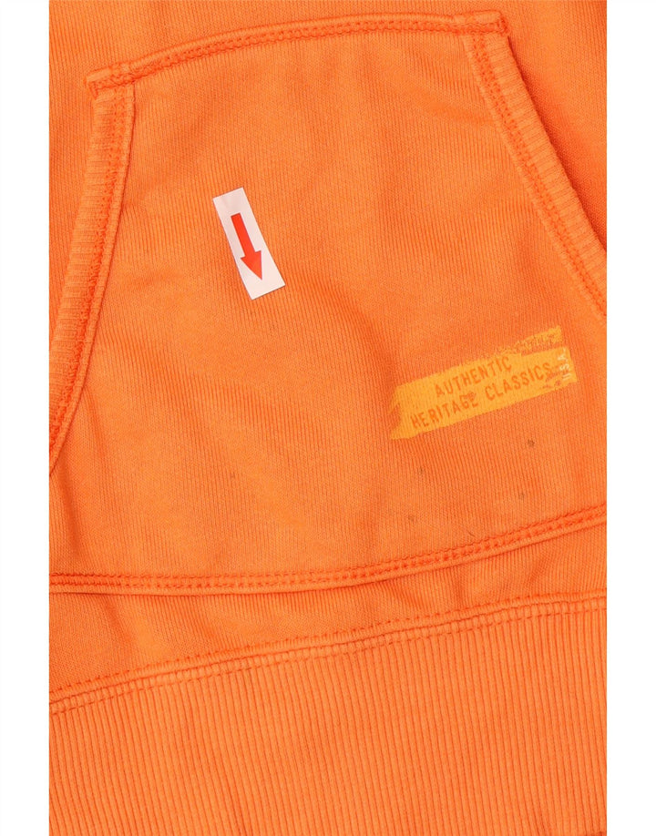 Jumper com capuz gráfico Champion feminino Heritage Classics Reino Unido 10 pequeno laranja
