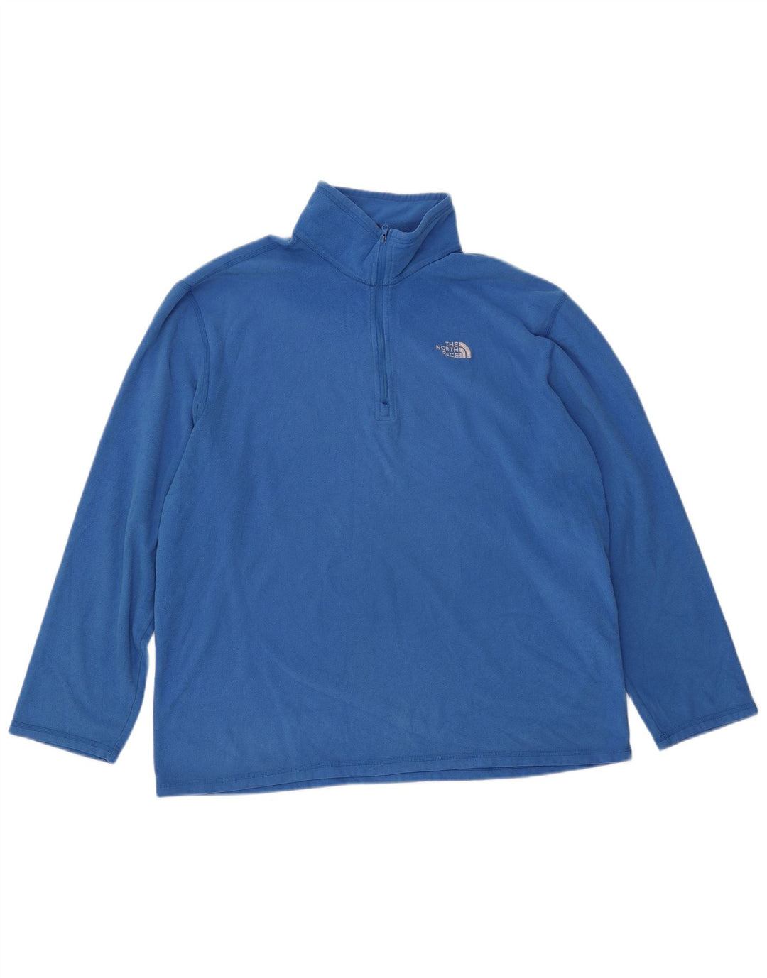 THE NORTH FACE Suéter masculino de lã com zíper e gola XL azul poliéster