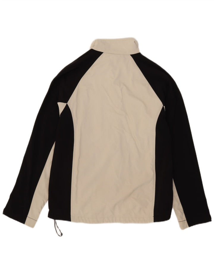 Jaqueta masculina de agasalho Gebomaountain médio off white colorblock