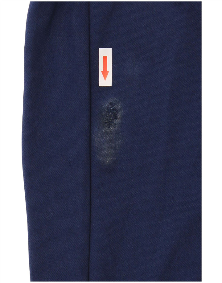 Calça de treino masculina Adidas Climacool grande poliéster azul marinho